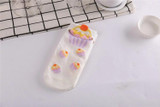 Foot 22-25cm Cupcake Short Socks Women Cute Kawaii Cream Fairy Patty Cup Cake Butter Sugar Milk Baking Lovely Funny Sweet Cotton