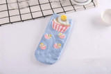 Foot 22-25cm Cupcake Short Socks Women Cute Kawaii Cream Fairy Patty Cup Cake Butter Sugar Milk Baking Lovely Funny Sweet Cotton