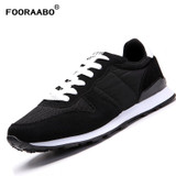 FOORAABO 2017 New Fashion Mens Casual Shoes Canvas Breathable Brand Designer Men Shoes Male Classic Retro Shoes Zapatos Hombre