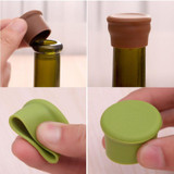 FoodyMine Wine Bottle Stopper Silicone Bar Tools Preservation Wine Stoppers Kitchen Wine Champagne Stopper Beverage Closures