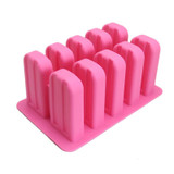Food Grade Silicone Popsicle Mold Ice Cream Tray Summer Cool Ice Popsicle Mold With Cover Kitchen Mold