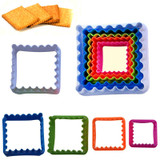 Food Grade Biscuit Cake Mold Baking Cookie Moulds Plastic Vegetable Cutters Galletas DIY Fondant Cake Baking Tools