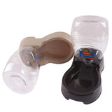 Food Dish Bowl Feeder Pet Dog Cat Automatic Water Dispenser Grey/Black Drinking Water Puppy Food Feed Dish Bowl Pet Water