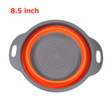 Folding Strainers, Kitchen Collapsible Silicone Colander, Fruit Vegetable Strainer Silicone Drainer, kitchen accessories