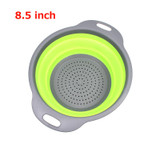 Folding Strainers, Kitchen Collapsible Silicone Colander, Fruit Vegetable Strainer Silicone Drainer, kitchen accessories