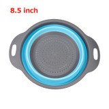 Folding Strainers, Kitchen Collapsible Silicone Colander, Fruit Vegetable Strainer Silicone Drainer, kitchen accessories