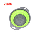 Folding Strainers, Kitchen Collapsible Silicone Colander, Fruit Vegetable Strainer Silicone Drainer, kitchen accessories