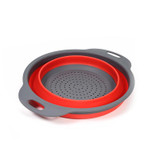 Folding Strainers, Kitchen Collapsible Silicone Colander, Fruit Vegetable Strainer Silicone Drainer, kitchen accessories