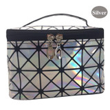 Folding Beauty Woman Cosmetic Bags Case Neceser maquillaje Large Capacity Makeup Bag Organizer Leather Travel Toiletry Bag Kit