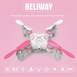 Foldable RC Mini Pocket Drone Portable 2.4G 6-AXIS RC Quadcopter RC Helicopter Toys Remote Control Drone