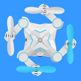 Foldable RC Mini Pocket Drone Portable 2.4G 6-AXIS RC Quadcopter RC Helicopter Toys Remote Control Drone