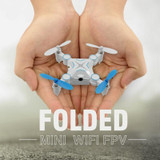 Foldable RC Mini Pocket Drone Portable 2.4G 6-AXIS RC Quadcopter RC Helicopter Toys Remote Control Drone