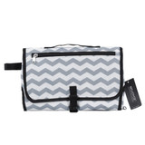 Foldable Diaper Pad New Baby Infant Zigzag Pattern Diaper Pad Bag Newborn Waterproof Baby Changing Station/Diaper Clutch