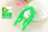 Fold Hang Plastic Hook Fold Hanger Clothes Pegs Laundry Product Travel Space Saving Wardrobe Cloth Hanger FoldableFree Shipping