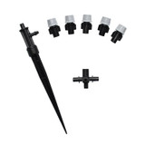 Fog nozzle adjustable nozzle mist sprayer head garden sprayers water sprinklers irrigation garden plant watering Mist