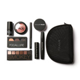 FOCALLURE 8 PCS Makup Tool Kit Including Eyeshadow Lipstick Blush Face powder Eyeliner Set With Makeup Bag
