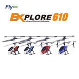 Flytec FQ777 610 3.5CH 6-Axis Gyro RTF RC Helicopter Aircraft Toy 3D Unlimited Eversion Long Remote Control Distance Drone Model