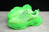 TRIPLE S CLEAR SOLE SNEAKER - Neon Green