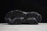 TRIPLE S CLEAR SOLE SNEAKER - BLack