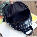 FLYING BIRDS rivet Mochila mini women backpack leather backpacks teenage school bags female travel bag high quality designer bag
