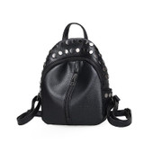 FLYING BIRDS rivet Mochila mini women backpack leather backpacks teenage school bags female travel bag high quality designer bag