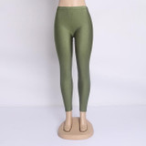 Fluorescent Color High Elastic Women Leggings Pant Multicolor Shiny Glossy Legging Trousers 20Color Casual Clothing For Women