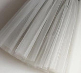 Tulle Skirt Pleated Tutu Skirts Womens Elastic Faldas High Waist Midi Knee Length Saia Jupe
