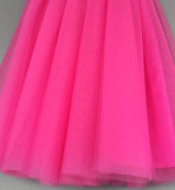 Tulle Skirt Pleated Tutu Skirts Womens Elastic Faldas High Waist Midi Knee Length Saia Jupe