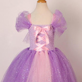Tulle Girls Cosplay Rapunzel Princess Dress Costume Children Masquerade Ball Gowns For Kids Halloween Birthday Party Tutu Dress Tulle Girls Cosplay Rapunzel Princess Dress Costume Children Masquerade Ball Gowns For Kids Halloween Birthday Party Tutu Dress
