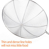 TTLIFE Stainless Steel Mesh Strainers Practical Colander Cooking Tools Soup Skimmer Scoop Colander Kitchen Accessories