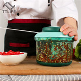 TTLIFE Multifunction Vegetable Chopper Cutter Processor Chopper Garlic Cutter Vegetable Fruit Twist Shredder Manual Meat Grinder