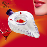 TTLIFE Fashion Gift Mini Transparent Acrylic Wine Decanter Red Wine Aerating Pourer Spout Decanter Wine Accessories Tool