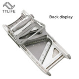 TTLIFE Adjustable Mandoline Slicer Professional Grater with 304 Stainless Steel Blades Vegetable Cutter Kitchen Accessories