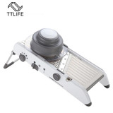 TTLIFE Adjustable Mandoline Slicer Professional Grater with 304 Stainless Steel Blades Vegetable Cutter Kitchen Accessories