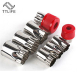 TTLIFE 8Pcs Flowers Cartoon Fruit Vegetable Cutter Mold Stainless Steel Cake Cookie Biscuit Cutting Shape Tools