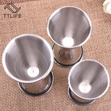 TTLIFE 304 Stainless Steel Double End Cocktail Jigger 30/40/50 ML Cocktail Wine Drink Measuring Cup Mixer Shaker Party Bar Tools