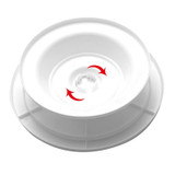 TTLIFE 28cm Kitchen Cake Decorating Icing Rotating Turntable Cake Stand White Plastic Fondant Baking Tool DIY