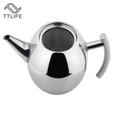 TTLIFE 2017 High Quality 1000ML/1500ML Stainless Steel Coffee Kettle Teapot Coffee Kettle Style Tea and Coffee Drip Kettle pot