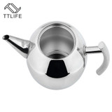 TTLIFE 2017 High Quality 1000ML/1500ML Stainless Steel Coffee Kettle Teapot Coffee Kettle Style Tea and Coffee Drip Kettle pot
