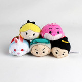 Tsum Tsum Alice In Wonderland Tweedledee Tweedledum White Rabbit Mad Hatter Charlie Cat Cute Mini Plush Toy Birthday Gift