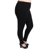 TRYYNA Women Plus Big Size Black Legging Overweight Girl  Legging XXXL Size Cotton Legging