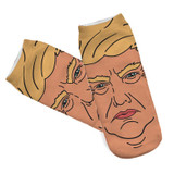 Trump Bugged funny socks pink 3D printed Casual kawaii ankle harajuku socks chaussette femme cute socks