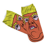 Trump Bugged funny socks pink 3D printed Casual kawaii ankle harajuku socks chaussette femme cute socks