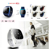 TROZUM Smartwatch M26 Bluetooth Smart Watch With LED Alitmeter Music Player Pedometer For Apple IOS Android Smart Phone 8955