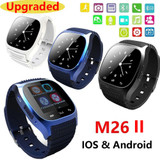 TROZUM Smartwatch M26 Bluetooth Smart Watch With LED Alitmeter Music Player Pedometer For Apple IOS Android Smart Phone 8955