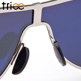 TRIOO Driving Wrap Sun Glasses For Men Cool Windproof Sunglasses 2017 Polarized And UV400 Sports Eyewear Fashion Metal Oculos