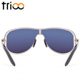 TRIOO Driving Wrap Sun Glasses For Men Cool Windproof Sunglasses 2017 Polarized And UV400 Sports Eyewear Fashion Metal Oculos