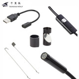 TRINIDAD WOLF 1M/2M/5M 5.5mm Endoscope Camera USB Android Endoscope Waterproof 6 LED Borescope Inspection Camera For Android PC
