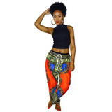 Tribal Print Wide Leg Pants Woman Trousers Big Size Folk Custom Ethnic Trousers For Women Pantalon Femme Pants Women's Pants