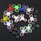 Tri-Spinner Fidget Toy Fingertip Gyroscope Plastic EDC Hand Spinner For Autism And ADHD hand Spinner EDC Sensory Fidget Spinners